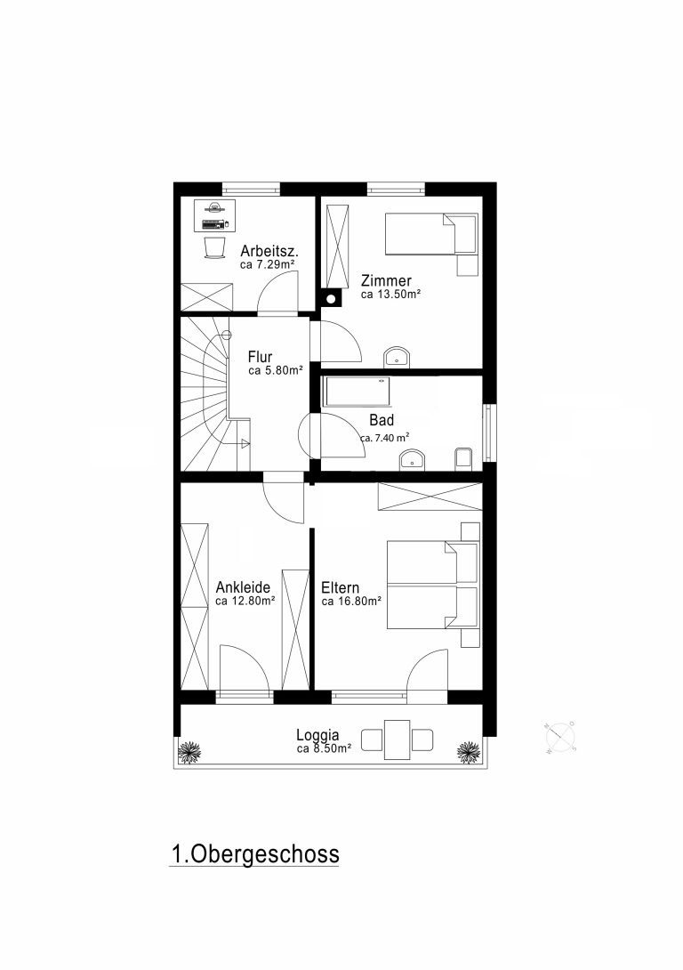 Aigner Immobilien GmbH - Immobilienangebot - 85609 Aschheim - Aschheim - Doppelhaushälfte - Attraktive Doppelhaushälfte mit Garten – modernisiert und bereit zum Einziehen!