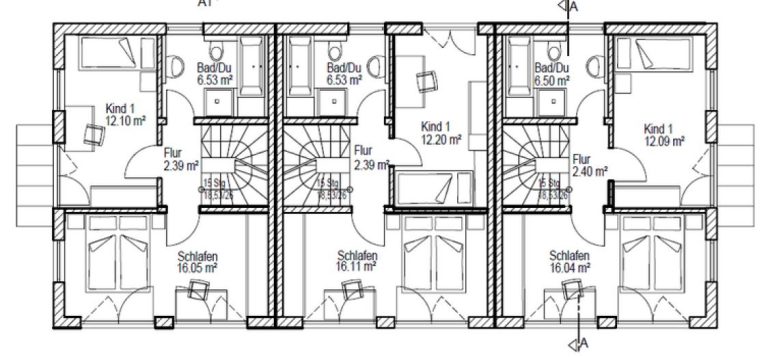Aigner Immobilien GmbH - Immobilienangebot - 81249 Lochhausen - Lochhausen - Reiheneckhaus - Haus 1: Neubau mit Konzept – Stilvolle 3-Spänner für Familien und Individualisten