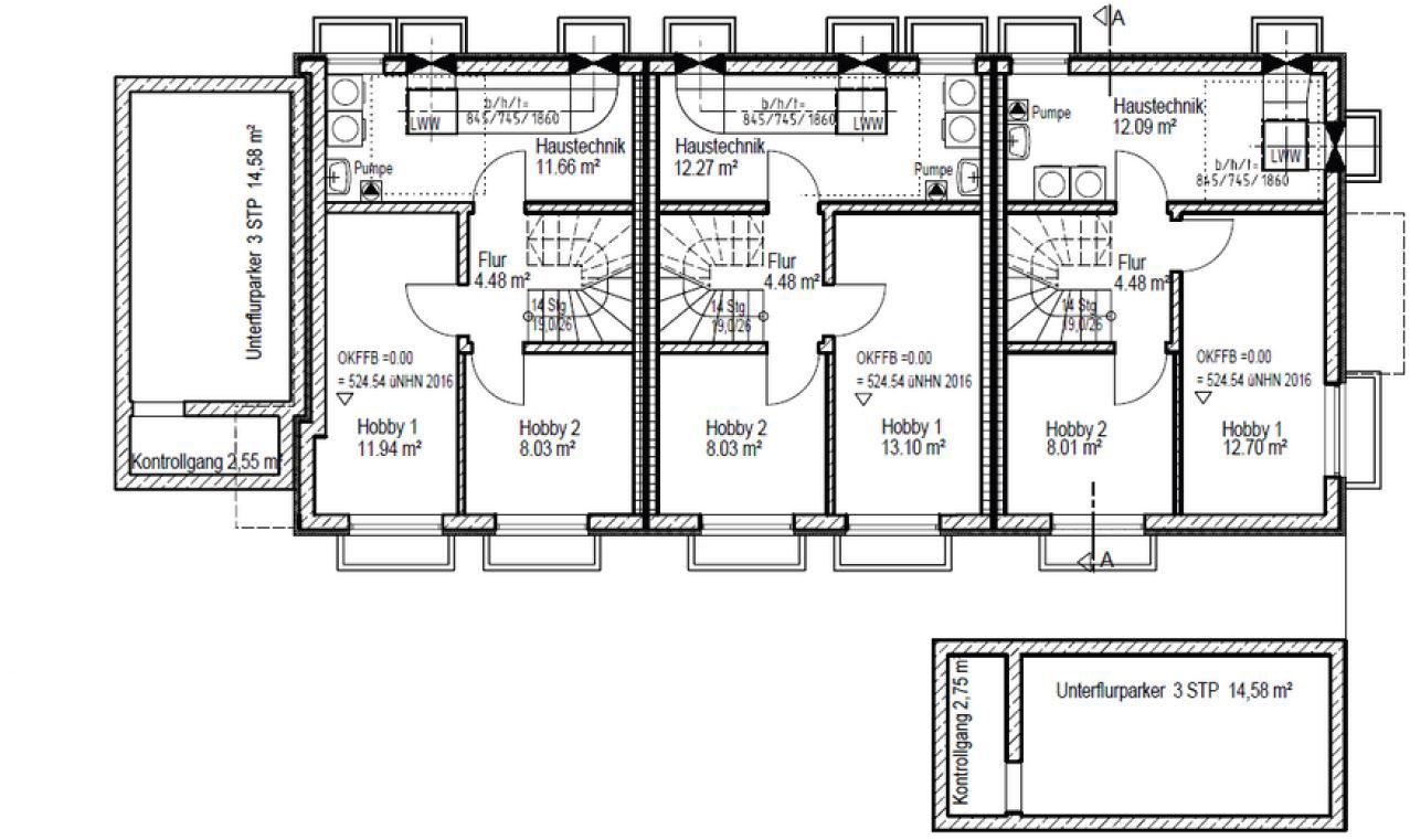 Aigner Immobilien GmbH - Immobilienangebot - 81249 Lochhausen - Lochhausen - Reiheneckhaus - Haus 1: Neubau mit Konzept – Stilvolle 3-Spänner für Familien und Individualisten