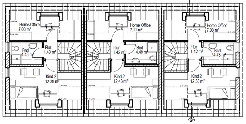 Aigner Immobilien GmbH - Immobilienangebot - 81249 Lochhausen - Lochhausen - Reiheneckhaus - Haus 3: Neubau mit Konzept – Stilvolle 3-Spänner für Familien und Individualisten