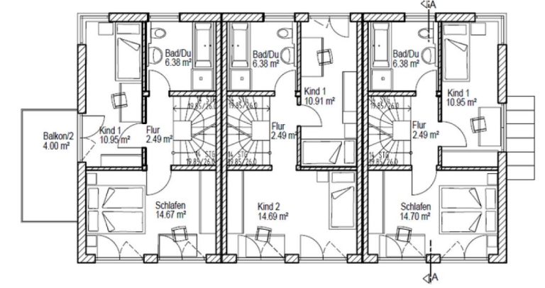 Aigner Immobilien GmbH - Immobilienangebot - 81249 Lochhausen - Lochhausen - Reihenmittelhaus - Haus 5: Neubau mit Konzept – Stilvolle 3-Spänner für Familien und Individualisten