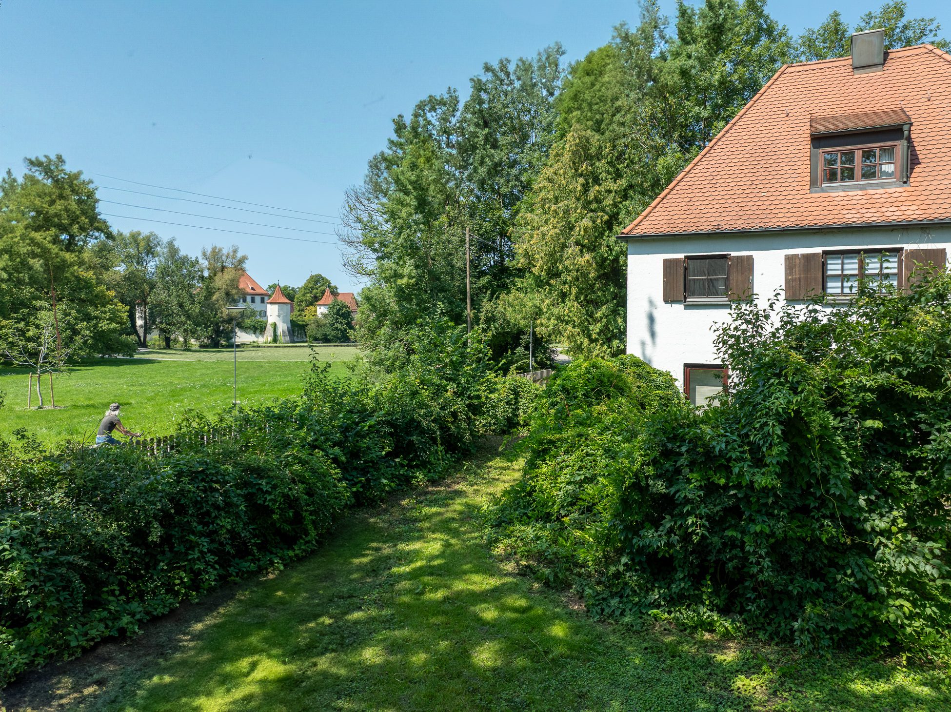 Aigner Immobilien GmbH - Immobilienangebot - 81247 München - Obermenzing - Baugrund für Ein- / Zweifamilienhäuser - Stadtnahe Ruheoase: Baugrundstück in unvergleichlicher Lage bei Schloss Blutenburg