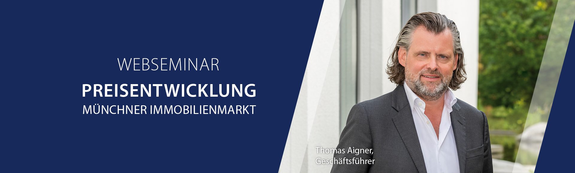 Webseminar "Preisentwicklung Münchner Immobilienmarkt" mit Thomas Aigner