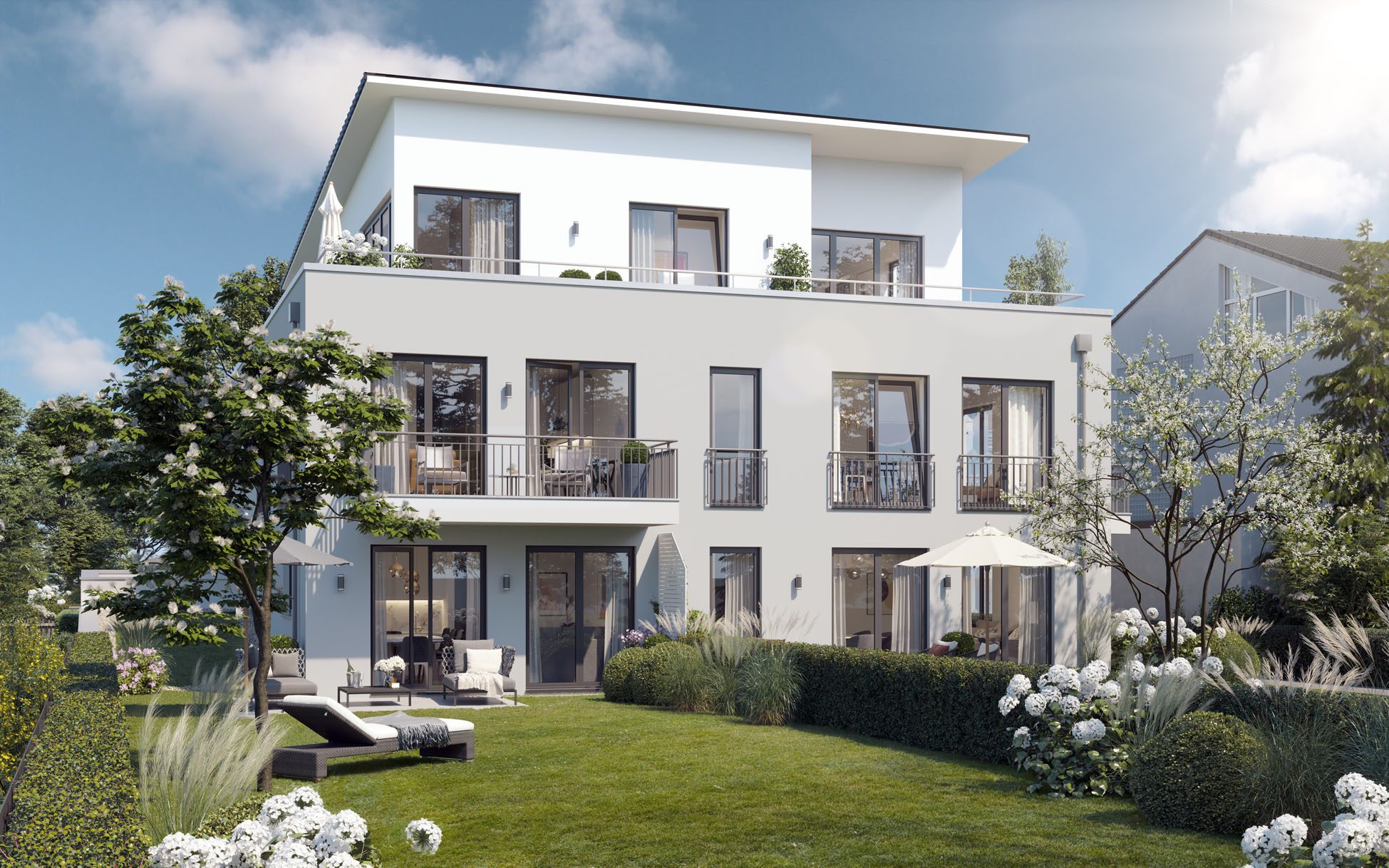 Aigner Immobilien GmbH - Immobilienangebot - 80997 München - Moosach - Erdgeschosswohnung - Ruhiges Wohnen im schönen Moosach
