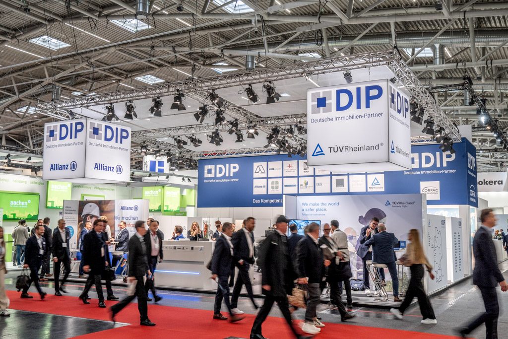 Expo Real 2025 Blick auf den DIP-Messestand
