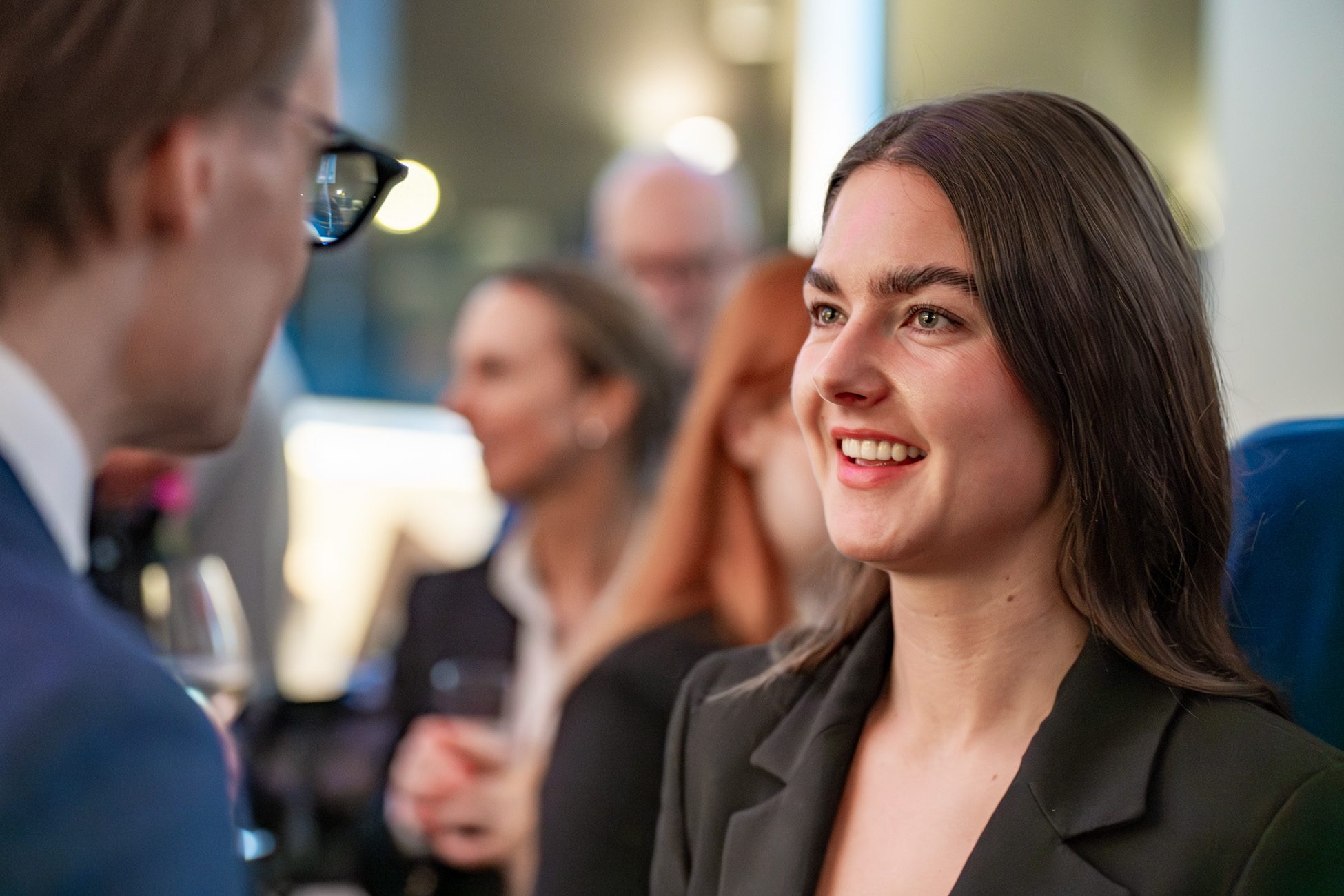 Juliane Gottschalk im Gespräch auf dem Neujahrs-Aperitif 2026