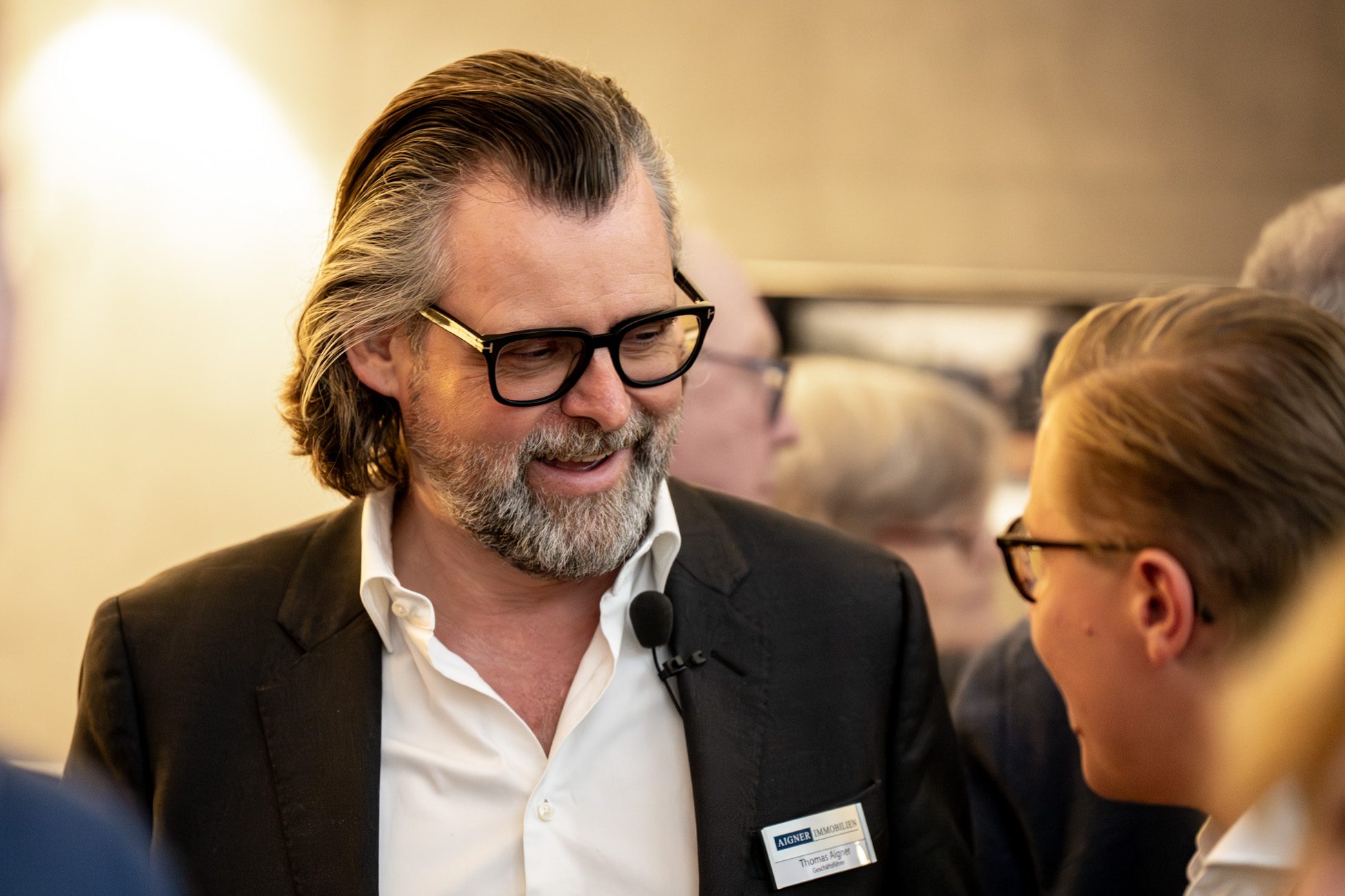 Thomas Aigner im Gespräch mit den Gästen