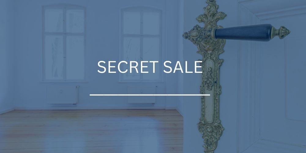 Goldene Türklinke in Altbauwohnung mit Secret Sale