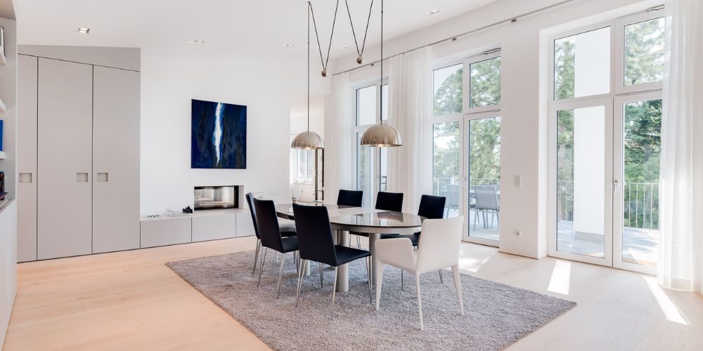 Exklusive Immobilie modernes Esszimmer(30055)