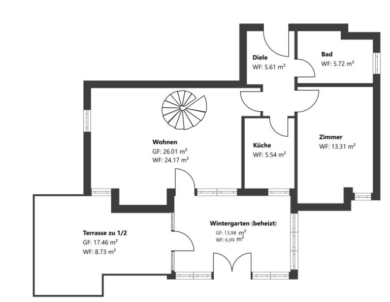 Aigner Immobilien GmbH - Immobilienangebot - 81249 München - Lochhausen - Erdgeschosswohnung - Domizil für Gartenliebhaber mit rund 140m² Wohn-/Nutzfläche und über 800m² Garten