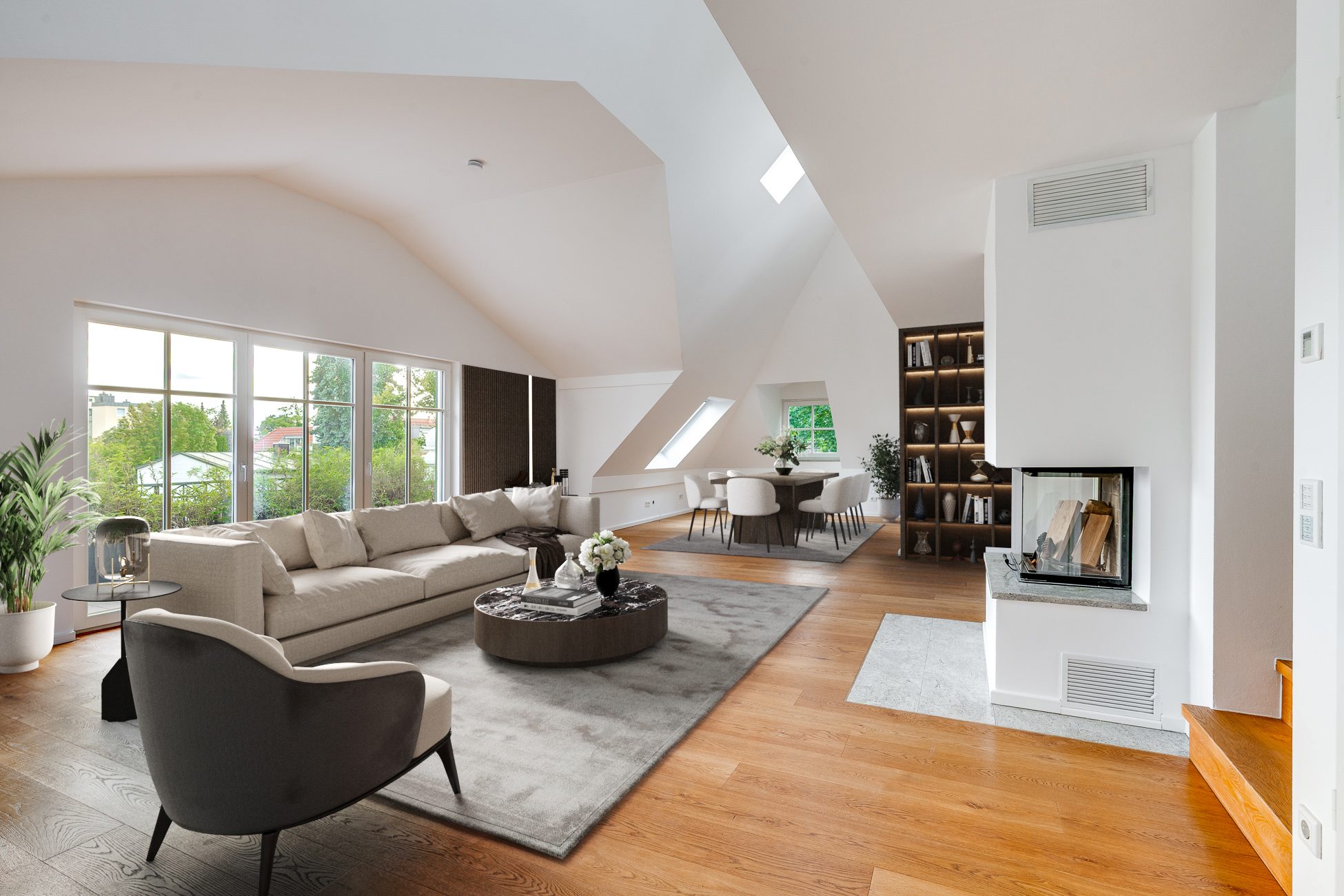 Aigner Immobilien GmbH - Immobilienangebot - 80999 München - Untermenzing - Dachgeschosswohnung - Elegantes Wohnen: Exklusives Dachgeschoss mit herrlicher Sonnenterrasse