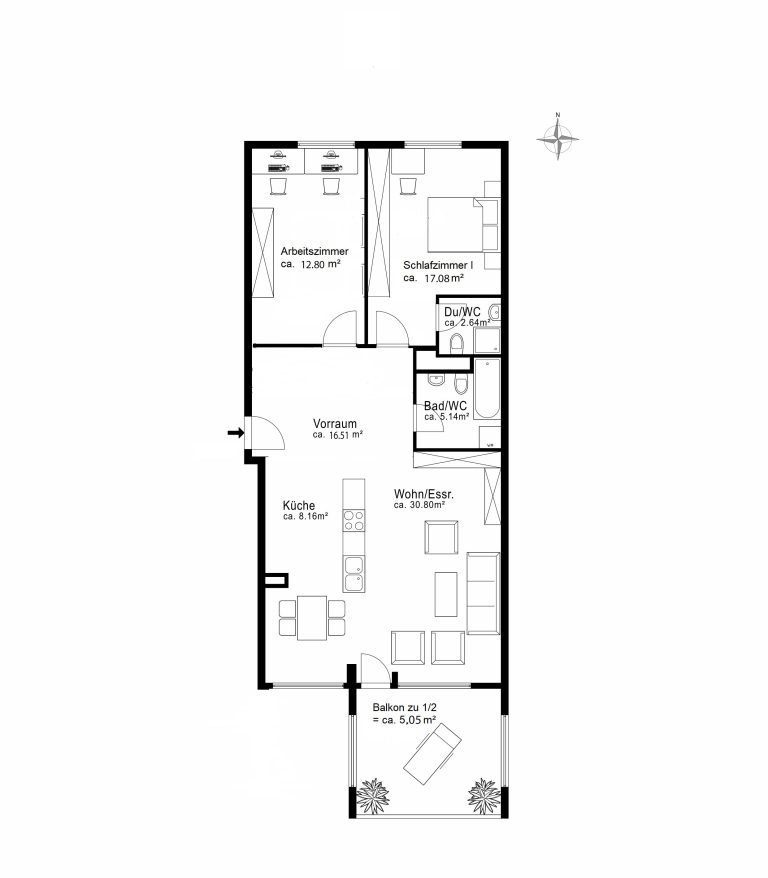 Aigner Immobilien GmbH - Immobilienangebot - 81669 München - Ramersdorf - Etagenwohnung - Attraktive 3-Zimmer-Wohnung in begehrter Lage nahe Werksviertel und Kustermannpark