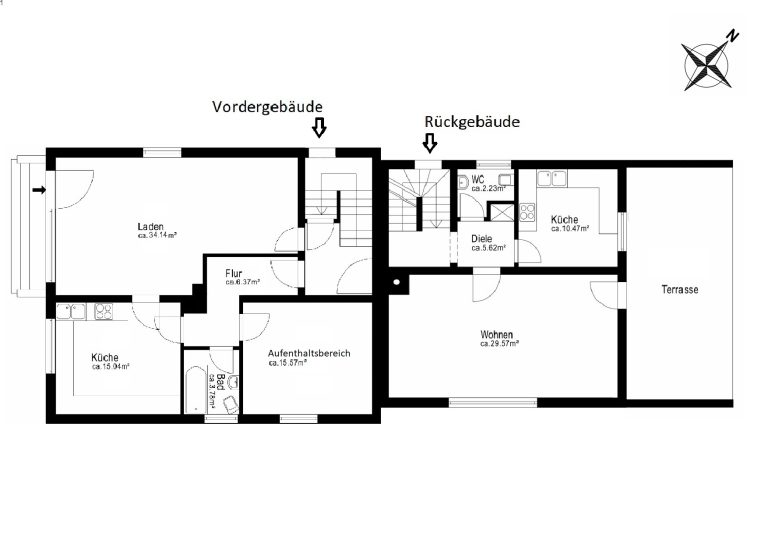 Aigner Immobilien GmbH - Immobilienangebot - 85221 Dachau - Dachau-Stadt - Häuser - Vielseitiges Wohn- und Geschäftshaus mit separaten Einheiten