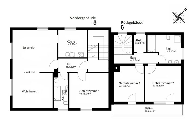 Aigner Immobilien GmbH - Immobilienangebot - 85221 Dachau - Dachau-Stadt - Häuser - Vielseitiges Wohn- und Geschäftshaus mit separaten Einheiten