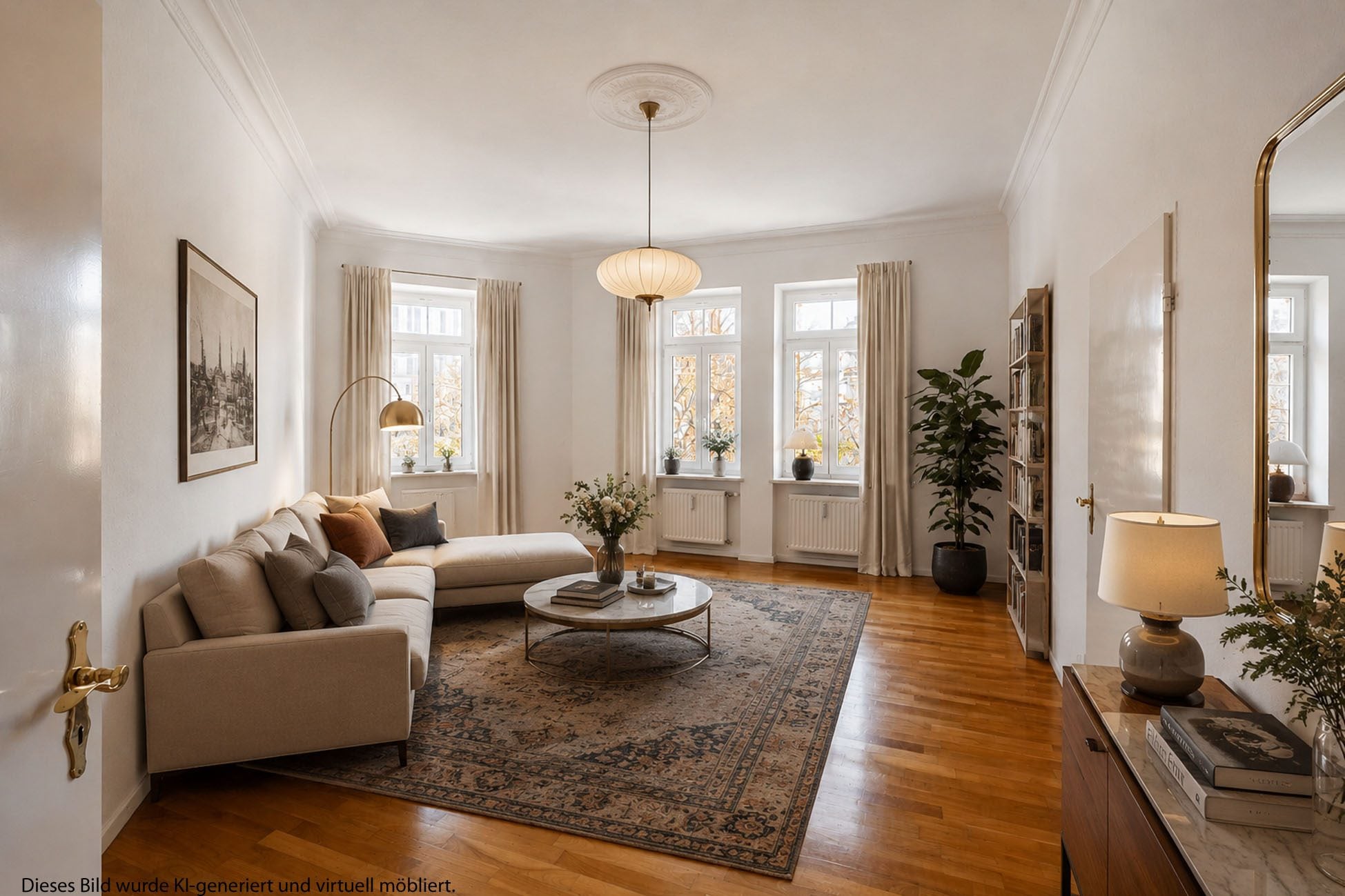 Aigner Immobilien GmbH - Immobilienangebot - 80636 München - Neuhausen - Etagenwohnung - Zeitnah bezugsfreie, charmante 3-Zimmer-Altbauwohnung in Neuhausen