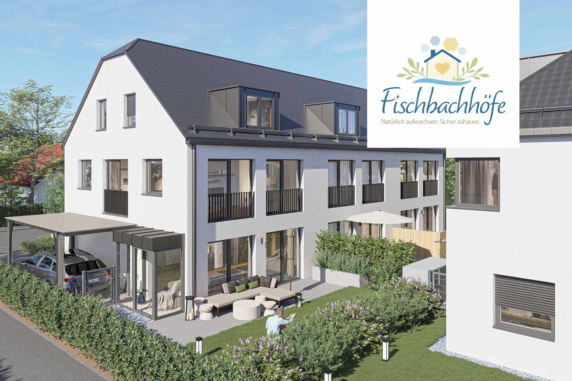 Aigner Immobilien GmbH - Immobilienangebot - 81249 Lochhausen - Lochhausen - Reiheneckhaus - Haus 1: Neubau mit Konzept – Stilvolle 3-Spänner für Familien und Individualisten