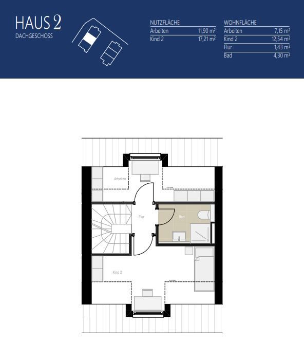 Aigner Immobilien GmbH - Immobilienangebot - 81249 Lochhausen - Lochhausen - Reihenmittelhaus - Haus 2: Neubau mit Konzept – Stilvolle 3-Spänner für Familien und Individualisten
