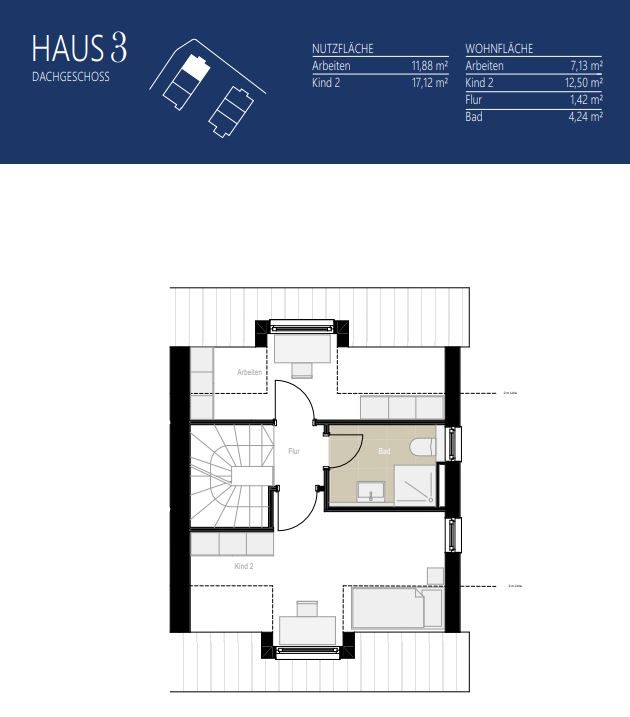 Aigner Immobilien GmbH - Immobilienangebot - 81249 Lochhausen - Lochhausen - Reiheneckhaus - Haus 3: Neubau mit Konzept – Stilvolle 3-Spänner für Familien und Individualisten