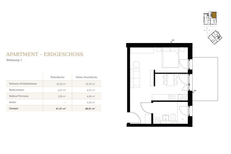 Aigner Immobilien GmbH - Immobilienangebot - 81545 München - Harlaching - Erdgeschosswohnung - ISEN DUETT (W 1) - Exklusiv Wohnen unmittelbar am Isarhochufer!