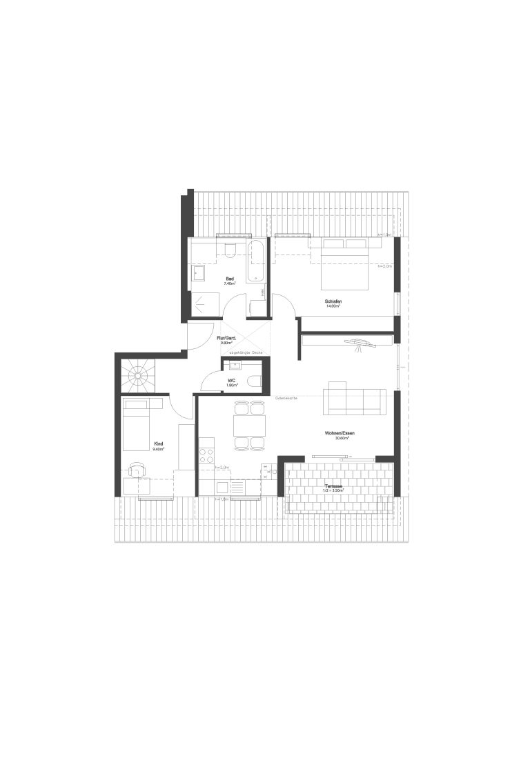 Aigner Immobilien GmbH - Immobilienangebot - 81477 München - Solln - Dachgeschosswohnung - Malerisch Wohnen. Entspannt Leben.