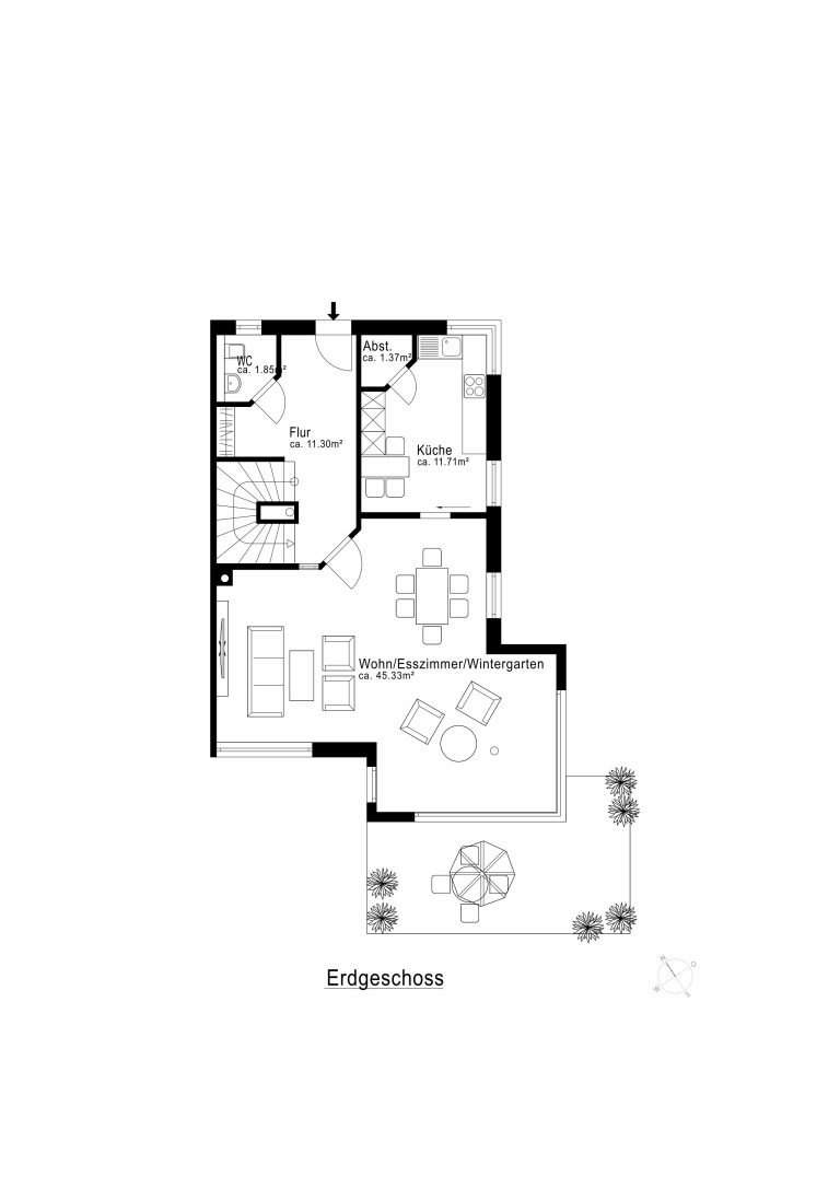 Aigner Immobilien GmbH - Immobilienangebot - 85232 Bergkirchen - Bergkirchen - Doppelhaushälfte - Gepflegte Doppelhaushälfte in ruhiger Lage und schönem Garten!
