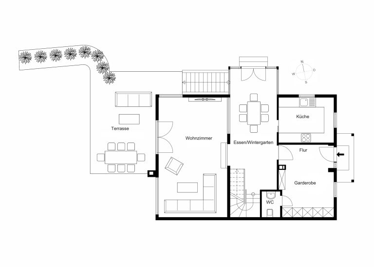 Aigner Immobilien GmbH - Immobilienangebot - 82166 Gräfelfing - Gräfelfing - Doppelhaushälfte - Wo Wohnqualität auf Bestlage trifft - Exklusive Doppelhaushälfte in Gräfelfing