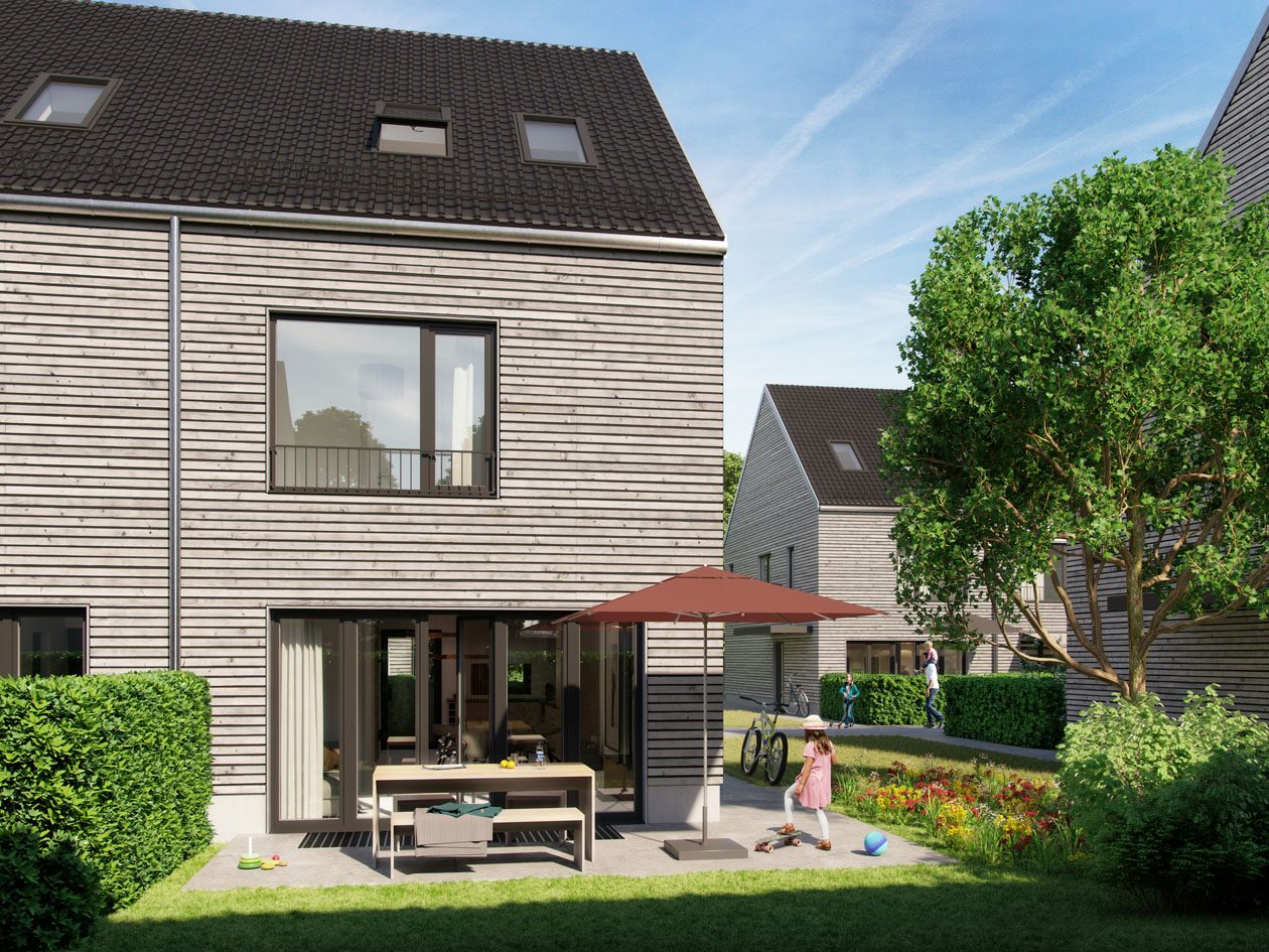 Aigner Immobilien GmbH - Immobilienangebot - 82131 Gauting - Gauting - Doppelhaushälfte - Familienfreundliche Gated Community in Gauting