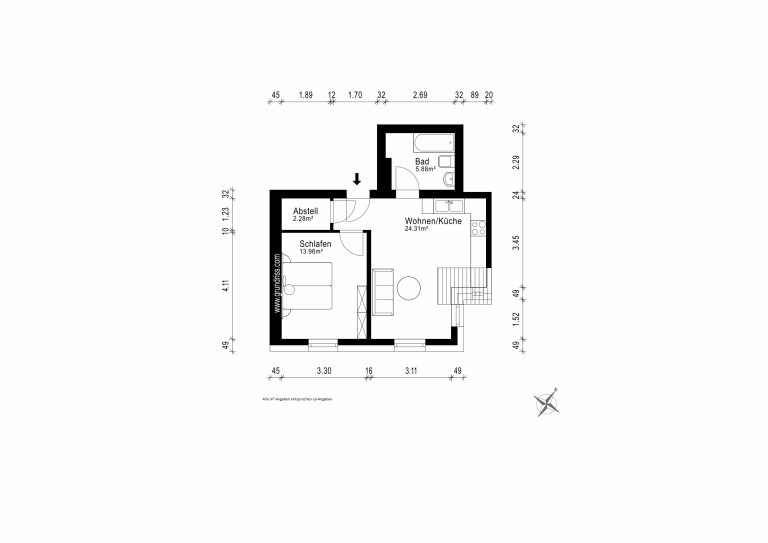Aigner Immobilien GmbH - Immobilienangebot - 80337 München - Ludwigsvorstadt - Dachgeschosswohnung - Zentral wohnen am Goetheplatz: 2-Zimmer-Wohnung im Hintergebäude eines sanierten Altbaus
