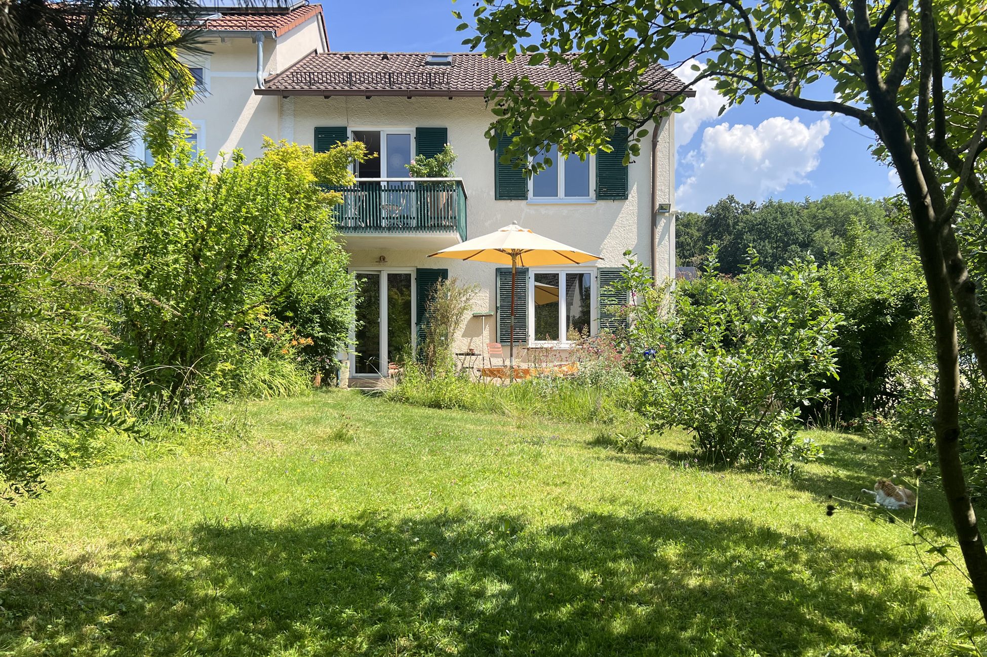 Aigner Immobilien GmbH - Immobilienangebot - 82319 Starnberg - Starnberg - Reiheneckhaus - Charmantes Reiheneckhaus in ruhiger Lage von Starnberg - Blumensiedlung
