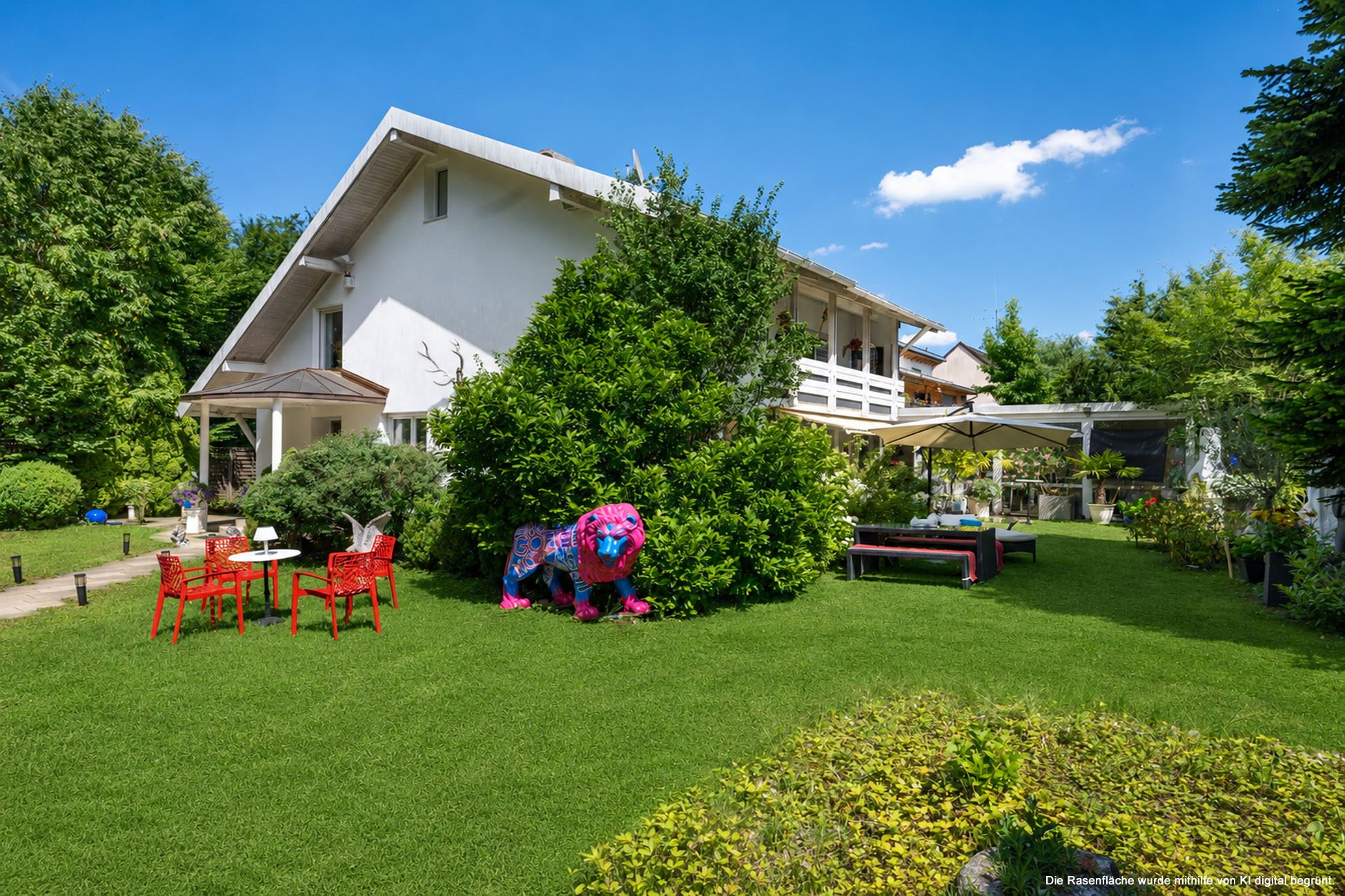 Aigner Immobilien GmbH - Immobilienangebot - 81827 München - Waldtrudering - Einfamilienhaus - Ein Zuhause mit Charakter – Großzügigkeit, Privatsphäre und Wohnkomfort auf höchstem Niveau