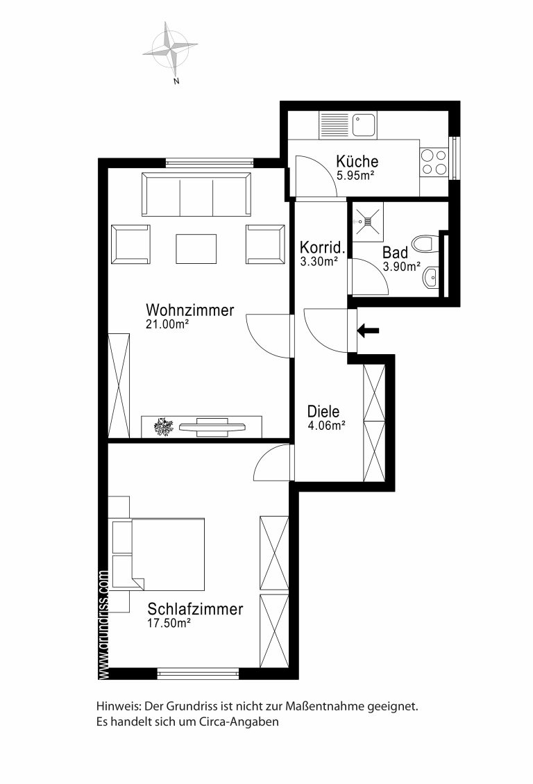Aigner Immobilien GmbH - Immobilienangebot - 80686 München - Laim - Etagenwohnung - Attraktive Kapitalanlage - Gepflegte 2-Zimmer-Wohnung in Laim