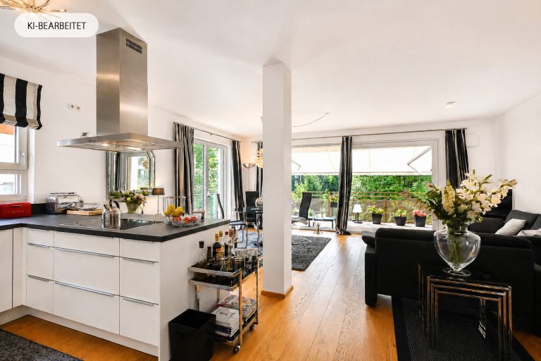 Aigner Immobilien GmbH - Immobilienangebot - 81479 München - Solln - Etagenwohnung - Modernes Wohnen im Grünen: Lichtdurchflutete 3-Zimmer-Wohnung mit großzügigem Westbalkon