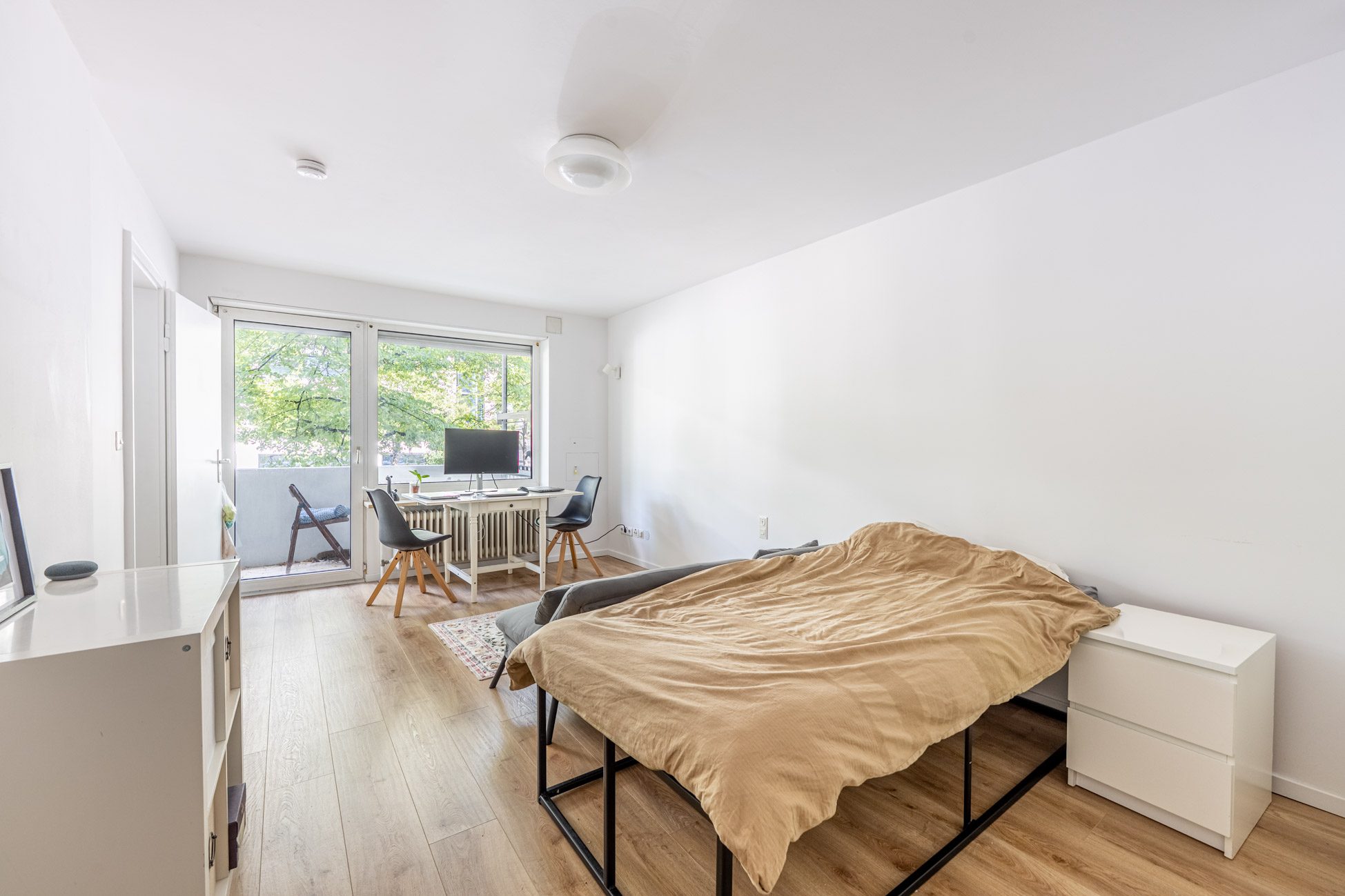 Aigner Immobilien GmbH - Immobilienangebot - 81541 München - Ramersdorf - Etagenwohnung - Vermietetes 1-Zimmer-Apartment mit praktischem Schnitt und Balkon