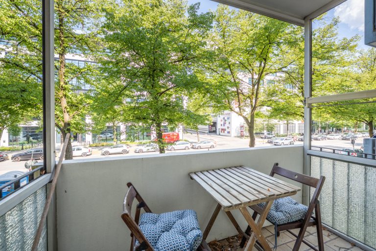 Aigner Immobilien GmbH - Immobilienangebot - 81541 München - Ramersdorf - Etagenwohnung - Vermietetes 1-Zimmer-Apartment mit praktischem Schnitt und Balkon