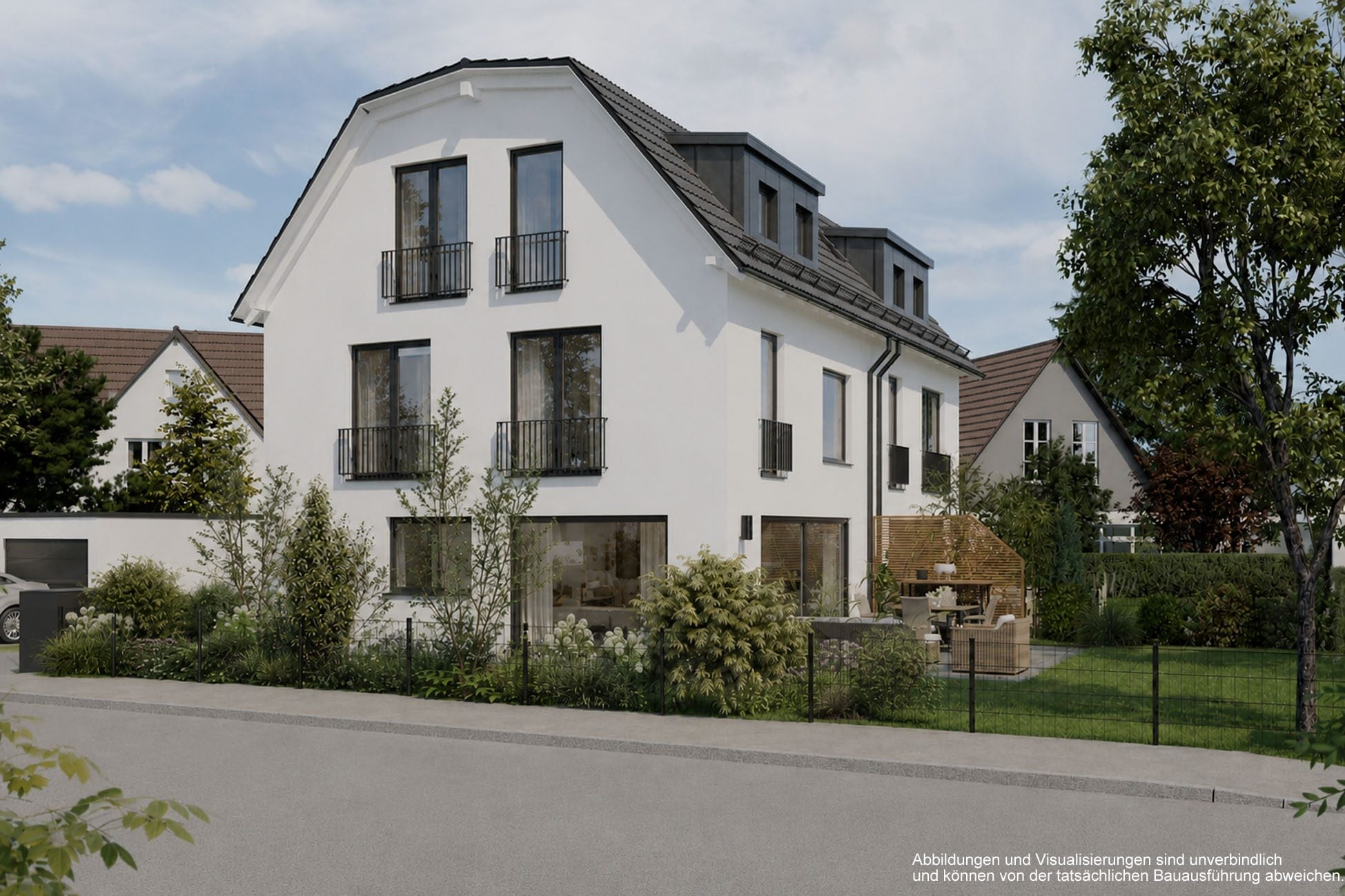 Aigner Immobilien GmbH - Immobilienangebot - 81827 München - Waldtrudering - Doppelhaushälfte - Mehr als ein Haus – ein Zuhause: Hochwertige Neubau-Doppelhaushälfte mit Energieeffizienz A+ und Süd-/ Westgarten