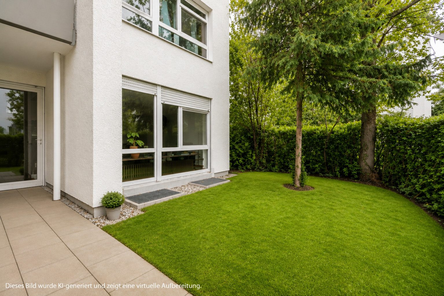 Aigner Immobilien GmbH - Immobilienangebot - 81375 München - Hadern - Erdgeschosswohnung - Schöne, vermietete 2-Zimmer-Wohnung mit Gartenanteil in Hadern
