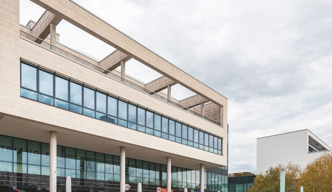 Ansicht Gebäudekomplex Büro
