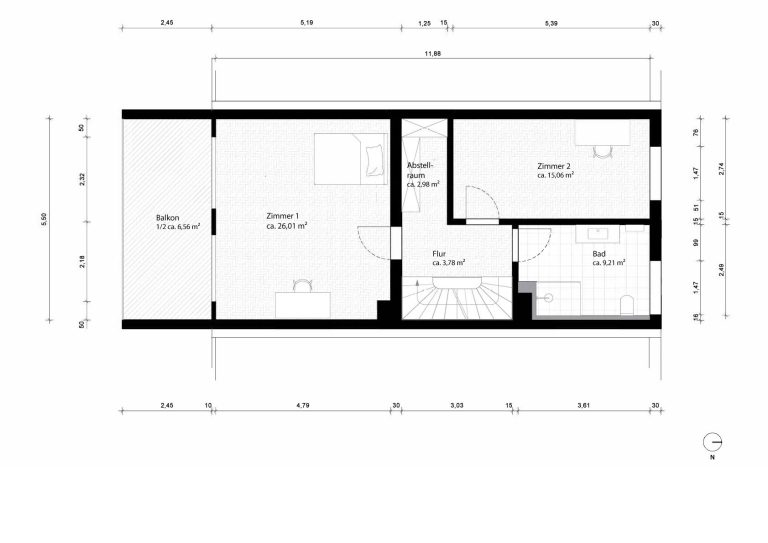 Aigner Immobilien GmbH - Immobilienangebot - 81925 München - Bogenhausen - Reihenhaus - Hochwertig saniertes Reihenmittelhaus mit ca. 247 m² Wohn-/Nutzfläche in Bogenhausen