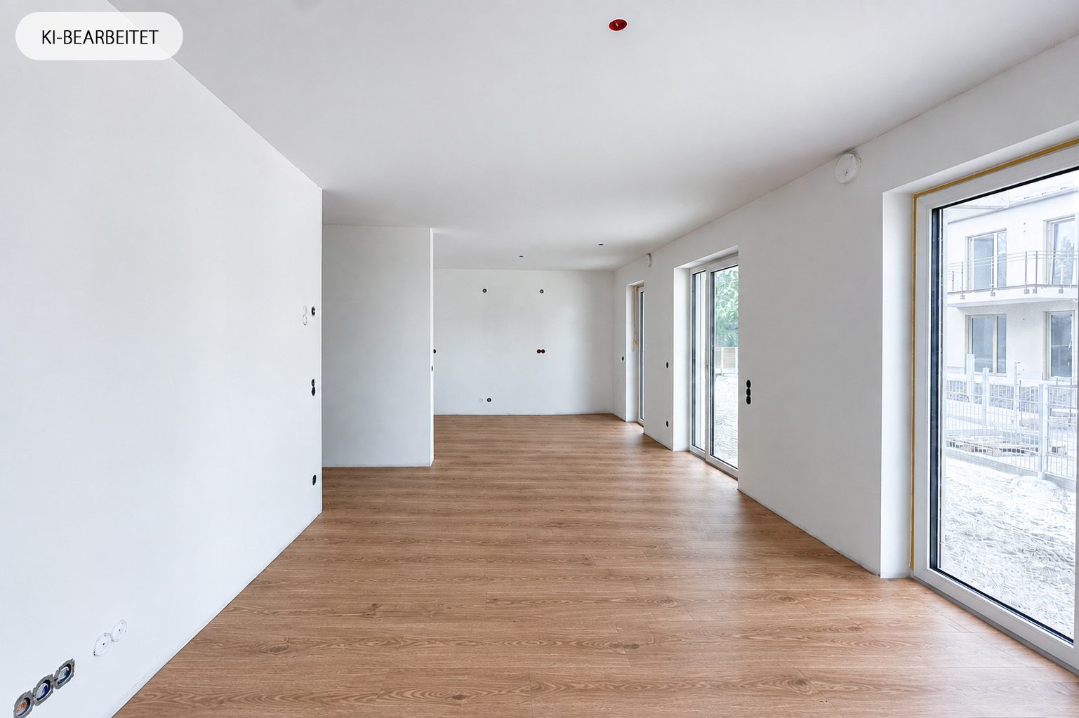 Aigner Immobilien GmbH - Immobilienangebot - 80995 München - Feldmoching - Erdgeschosswohnung - Neubau: Helle und großzügige 2-Zimmer Wohnung mit Terrasse in Feldmoching!