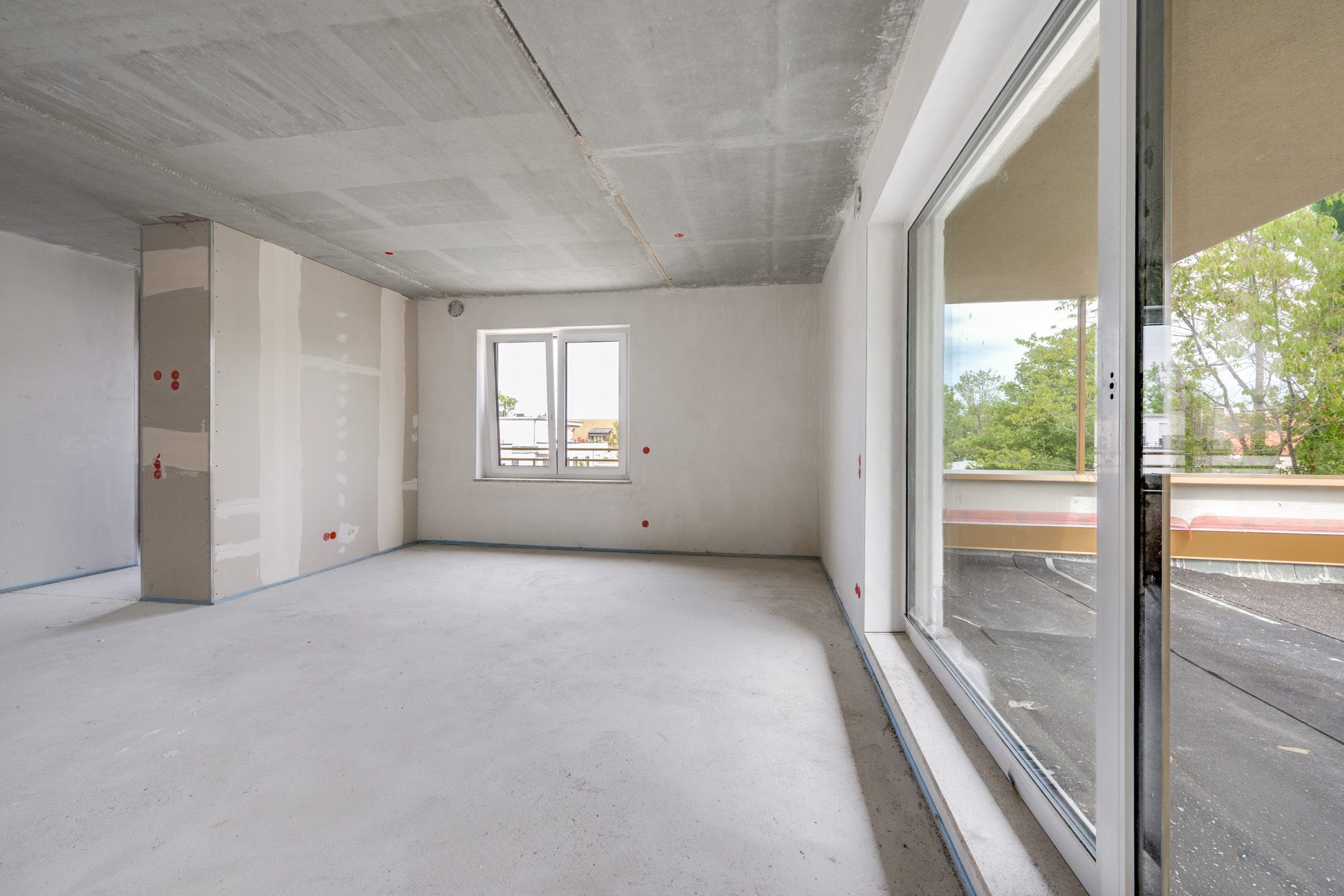 Aigner Immobilien GmbH - Immobilienangebot - 80995 München - Feldmoching - Dachgeschosswohnung - Neubau: Großzügige und lichtdurchflutete 2 - Zimmer Penthouse-Wohnung!