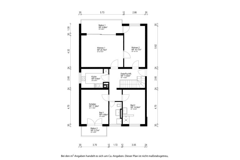 Aigner Immobilien GmbH - Immobilienangebot - 81545 München - Harlaching - Maisonettewohnung - "Haus im Haus" mit weitläufigem Garten - direkt am Athener Platz!