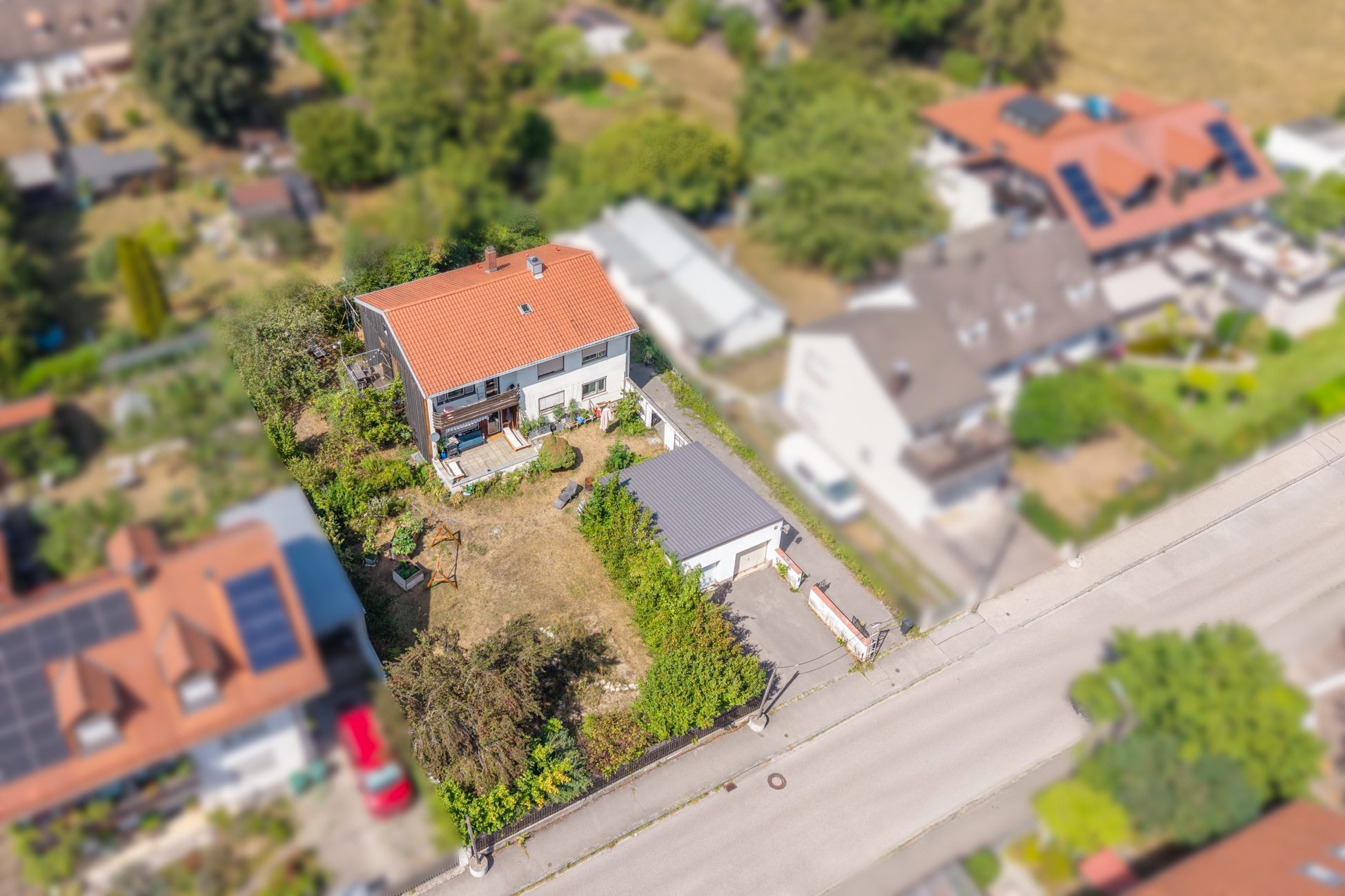 Aigner Immobilien GmbH - Immobilienangebot - 80999 München - Allach - Baugrund für Ein- / Zweifamilienhäuser - Attraktives Grundstück in Südostlage mit ca. 1.000 m² und Altbestand