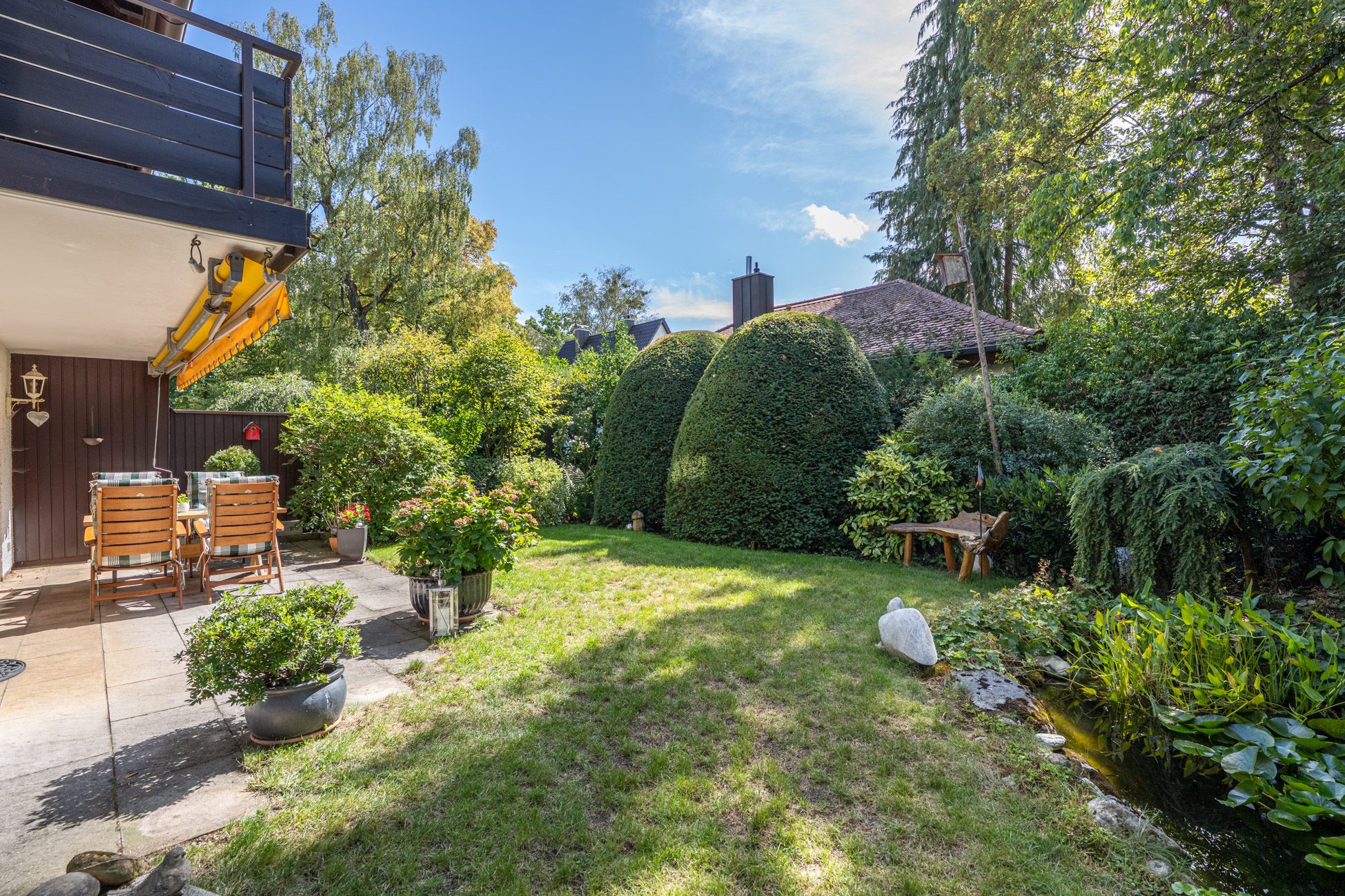 Aigner Immobilien GmbH - Immobilienangebot - 81477 München - Solln - Reiheneckhaus - Sonniges Reiheneckhaus mit viel Privatsphäre und Raum für die Zukunft