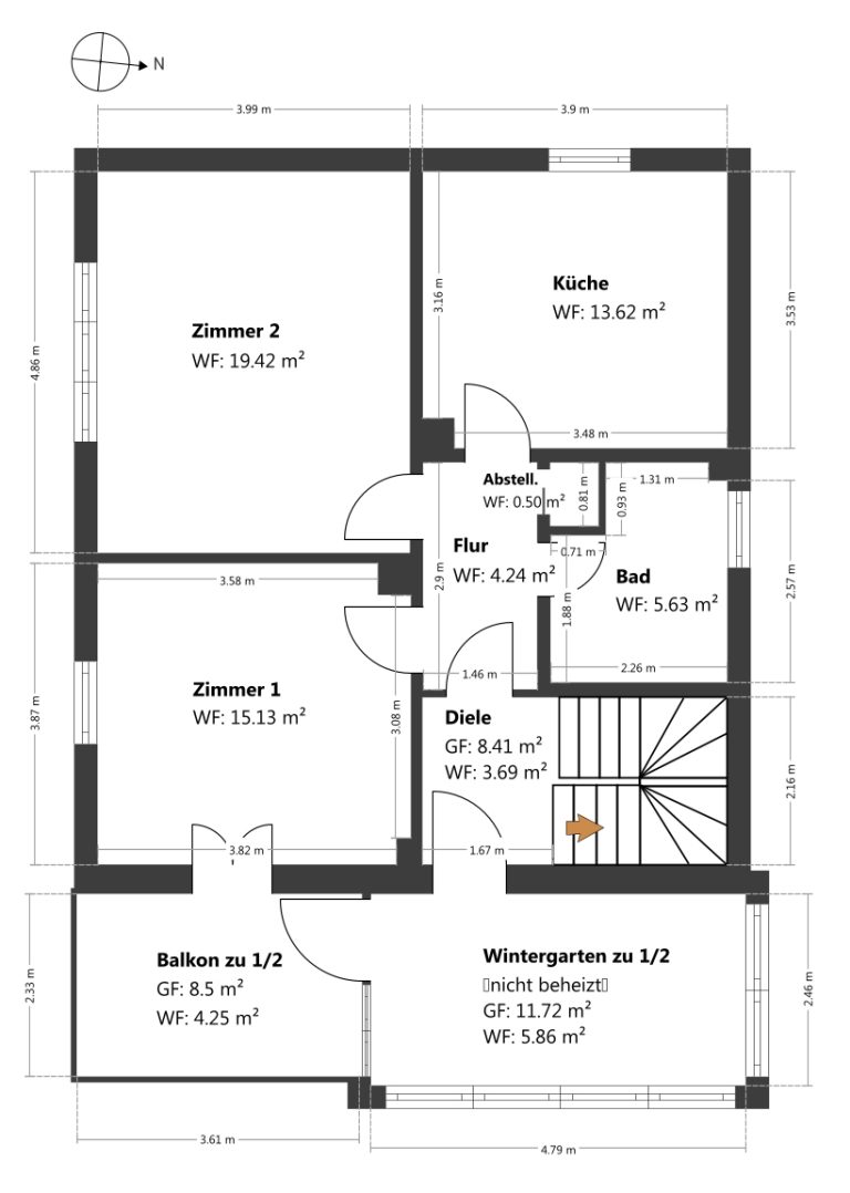 Aigner Immobilien GmbH - Immobilienangebot - 80689 München - Hadern - Einfamilienhaus - Rarität im Kaffeemühlenstil – Einfamilienhaus mit Potenzial und weitläufigem, eingewachsenem Traumgarten