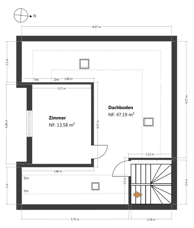Aigner Immobilien GmbH - Immobilienangebot - 80689 München - Hadern - Einfamilienhaus - Rarität im Kaffeemühlenstil – Einfamilienhaus mit Potenzial und weitläufigem, eingewachsenem Traumgarten