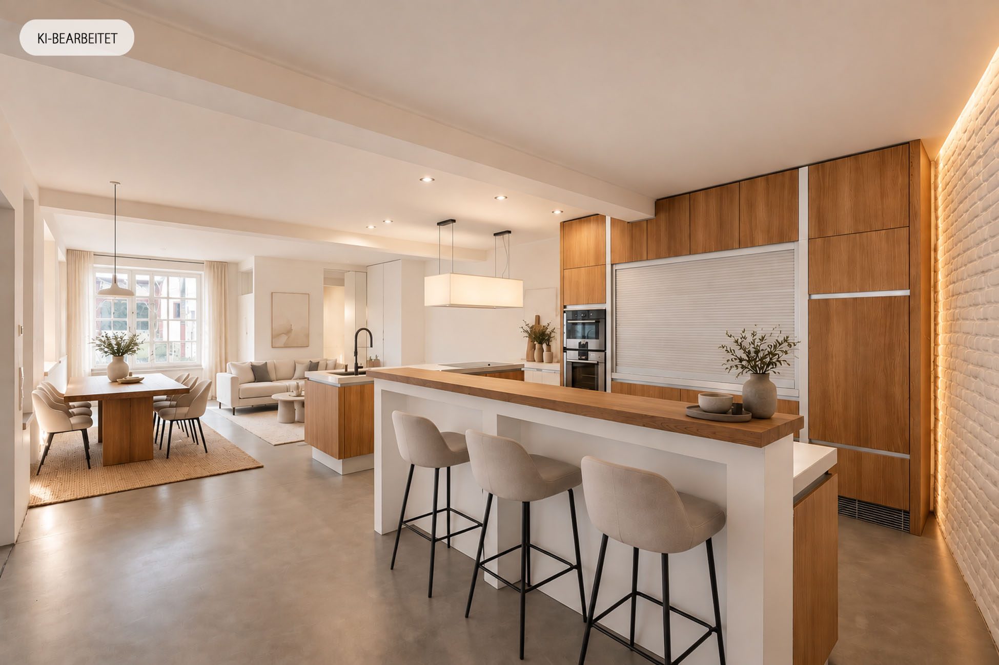 Aigner Immobilien GmbH - Immobilienangebot - 80469 München - Zentrum-Altstadt - Erdgeschosswohnung - Einzigartiges Gartenloft im Glockenbachviertel – modernes Wohnkonzept auf zwei Ebenen