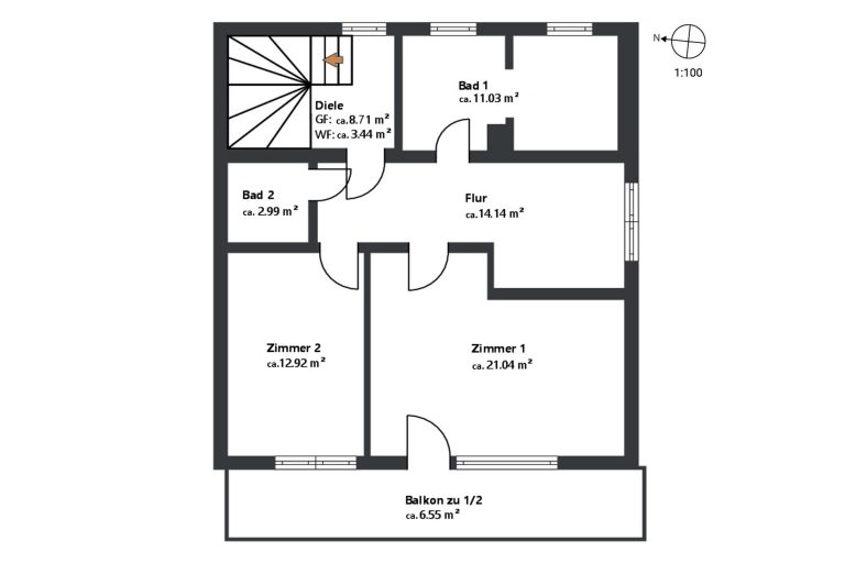 Aigner Immobilien GmbH - Immobilienangebot - 82272 Moorenweis - Moorenweis - Doppelhaushälfte - Großzügige Doppelhaushälfte mit Einliegerwohnung