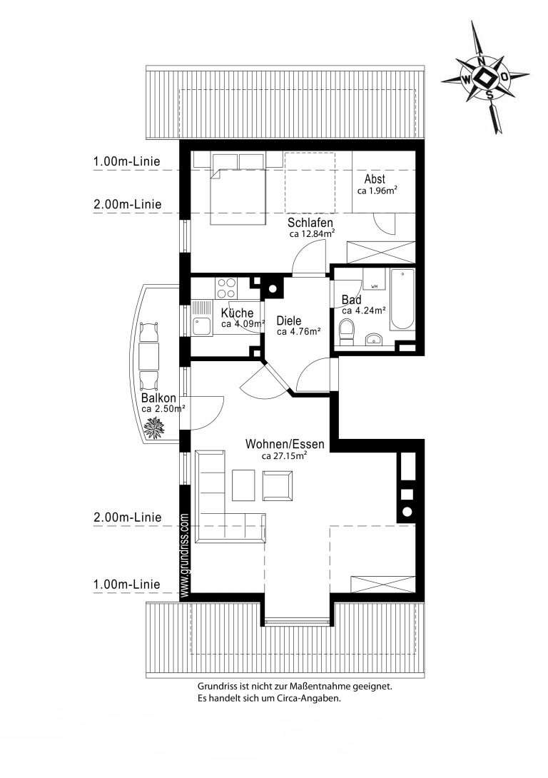 Aigner Immobilien GmbH - Immobilienangebot - 80687 München - Laim - Dachgeschosswohnung - 2-Zimmer-Dachgeschosswohnung mit Galerie und Balkon - zeitnah bezugsfrei
