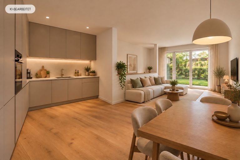 Aigner Immobilien GmbH - Immobilienangebot - 81929 München - Bogenhausen - Erdgeschosswohnung - Neubau 2-Zimmer-Wohnung mit 2 Terrassen und ca. 25 m² Hobbyraum