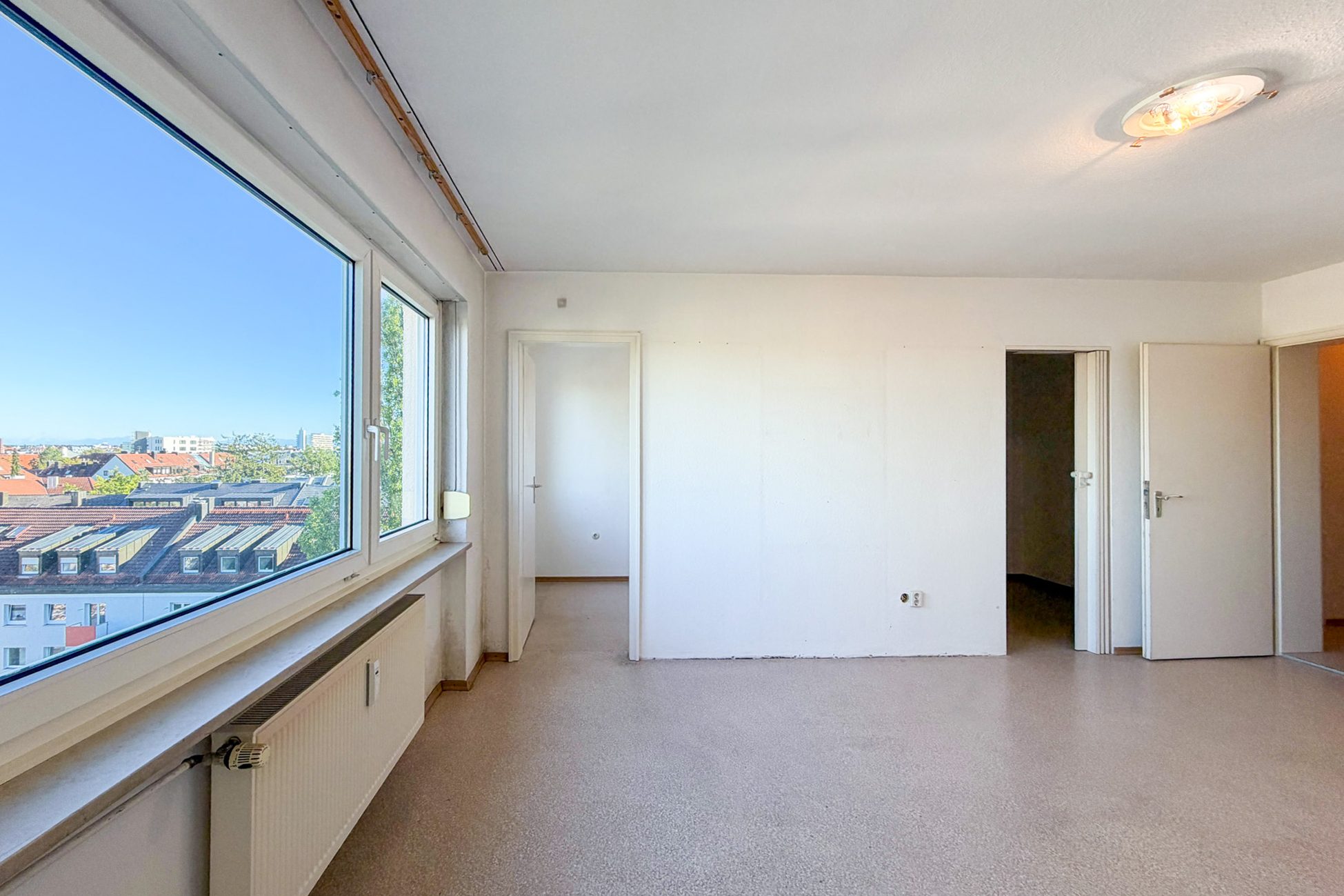 Aigner Immobilien GmbH - Immobilienangebot - 81373 München - Westpark - Etagenwohnung - 2-Zimmer Wohnung mit Blick auf die Alpen in Sendling-Westpark